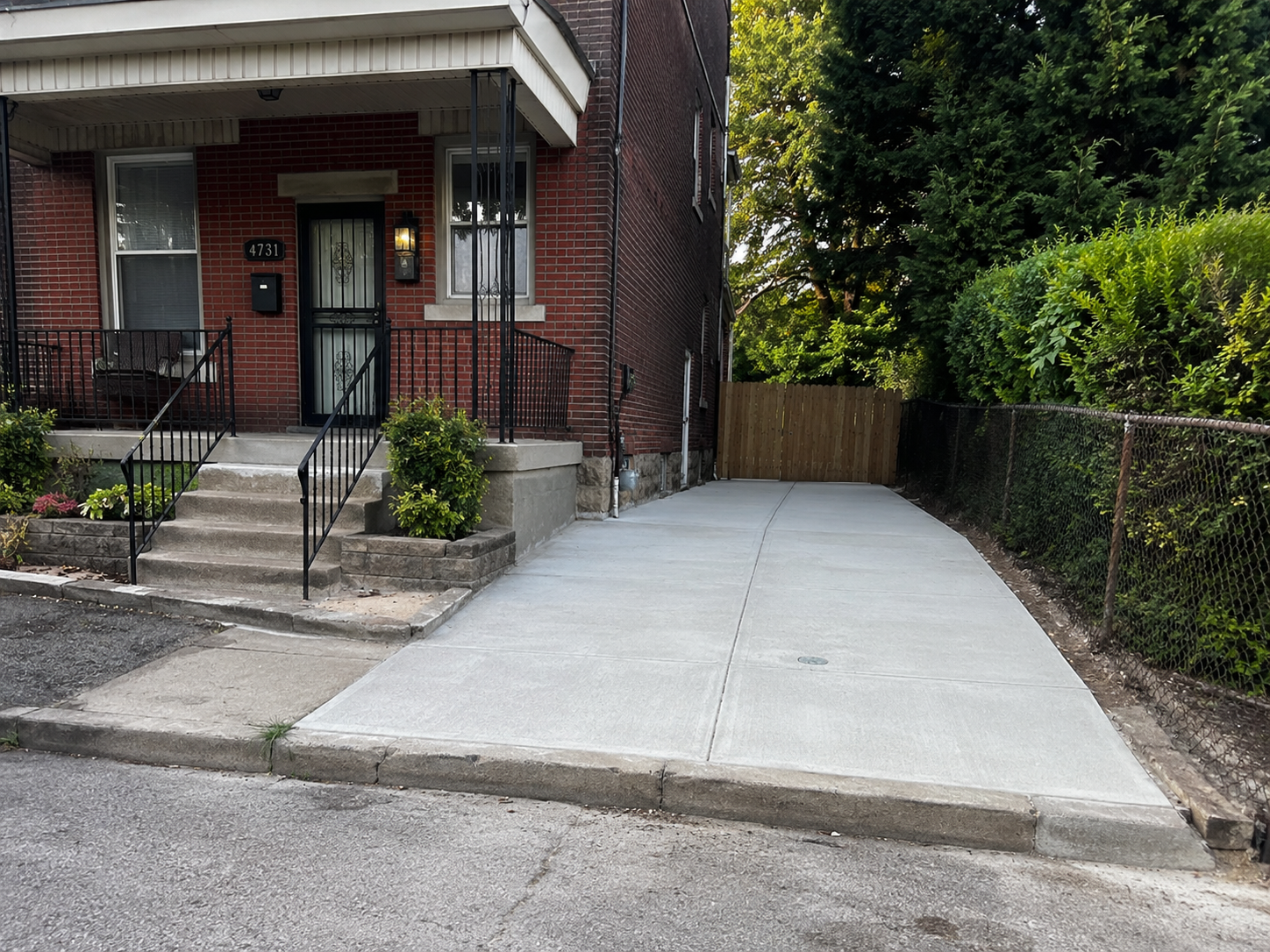 Our driveway replacement process