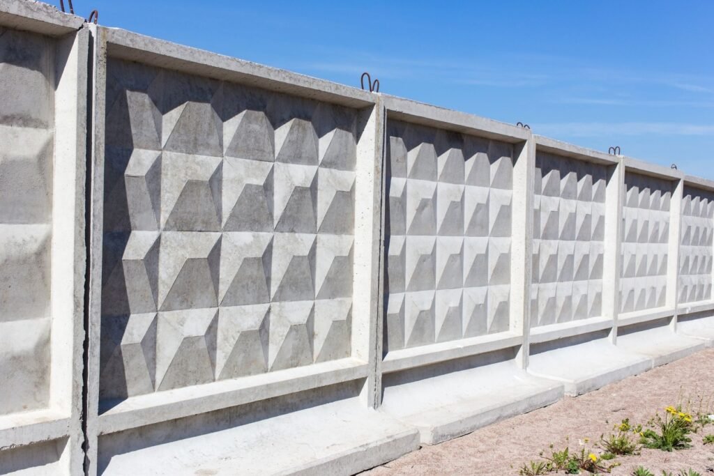 concrete retaining wall